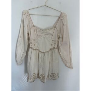 AMERICAN EAGLE Sweetheart Neckline Drop Waist Dress Size Medium